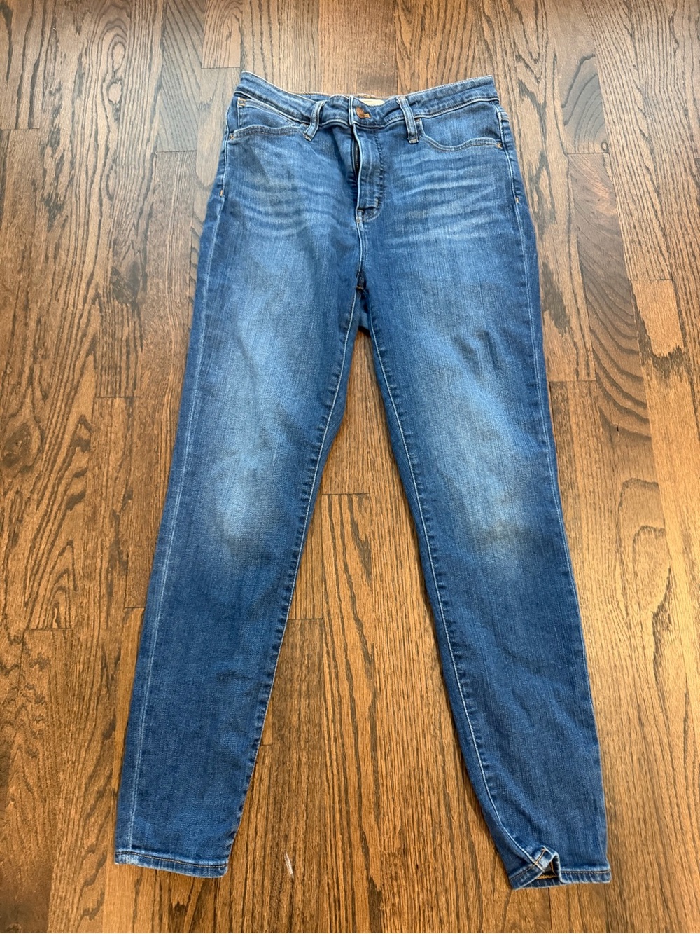 Madewell Mid-Blue Skinny Jeans
